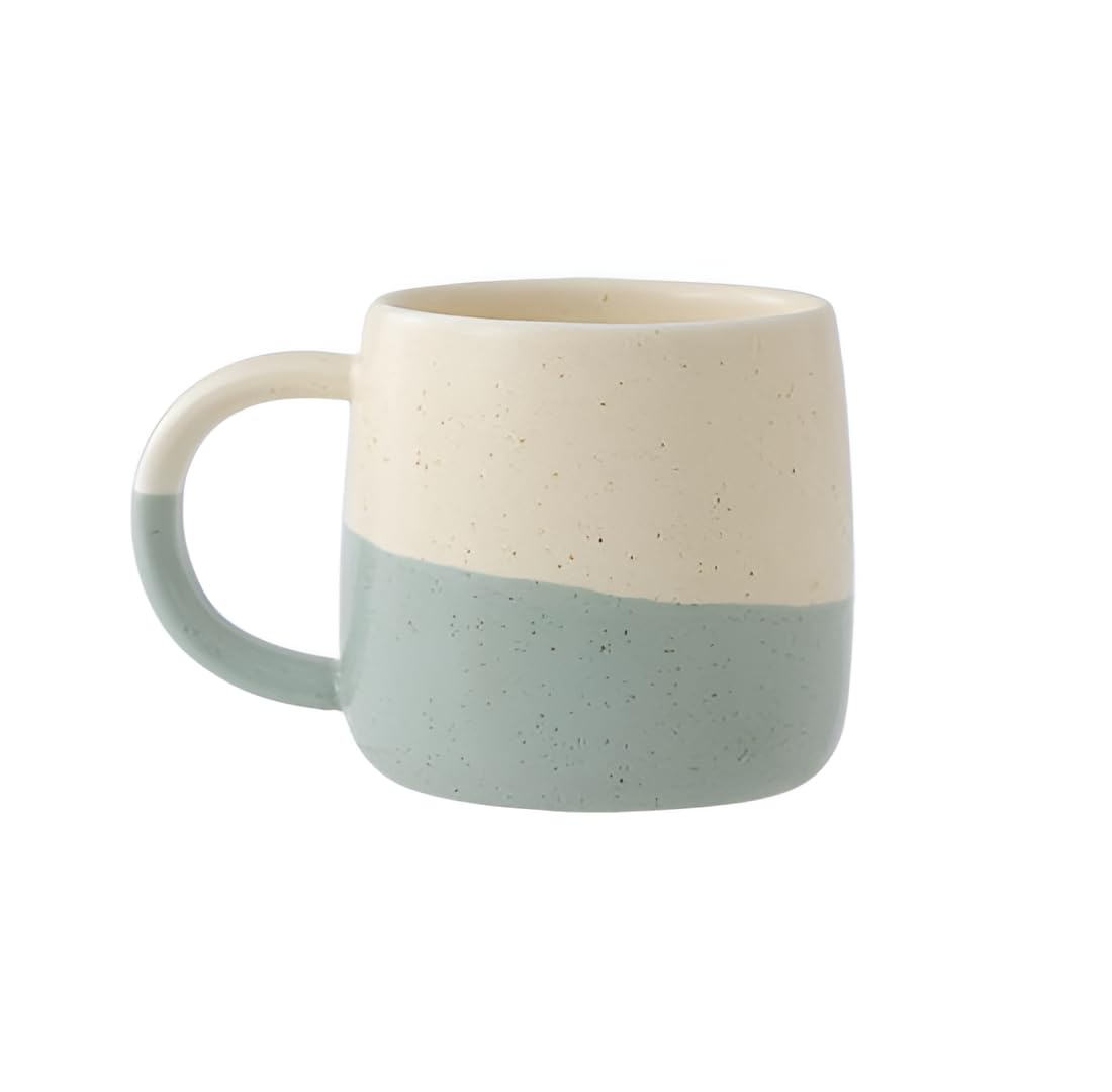 Novelty Speckled Two-Tone Mug for Coffee and Tea, 400ml 13oz