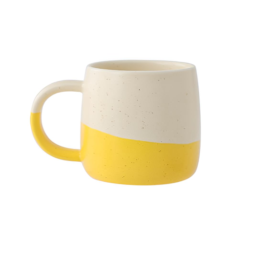 Novelty Speckled Two-Tone Mug for Coffee and Tea, 400ml 13oz