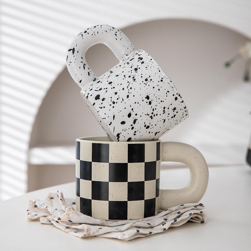 Elegant Chubby Mug for Coffee and Tea Lovers, 300ml 10oz