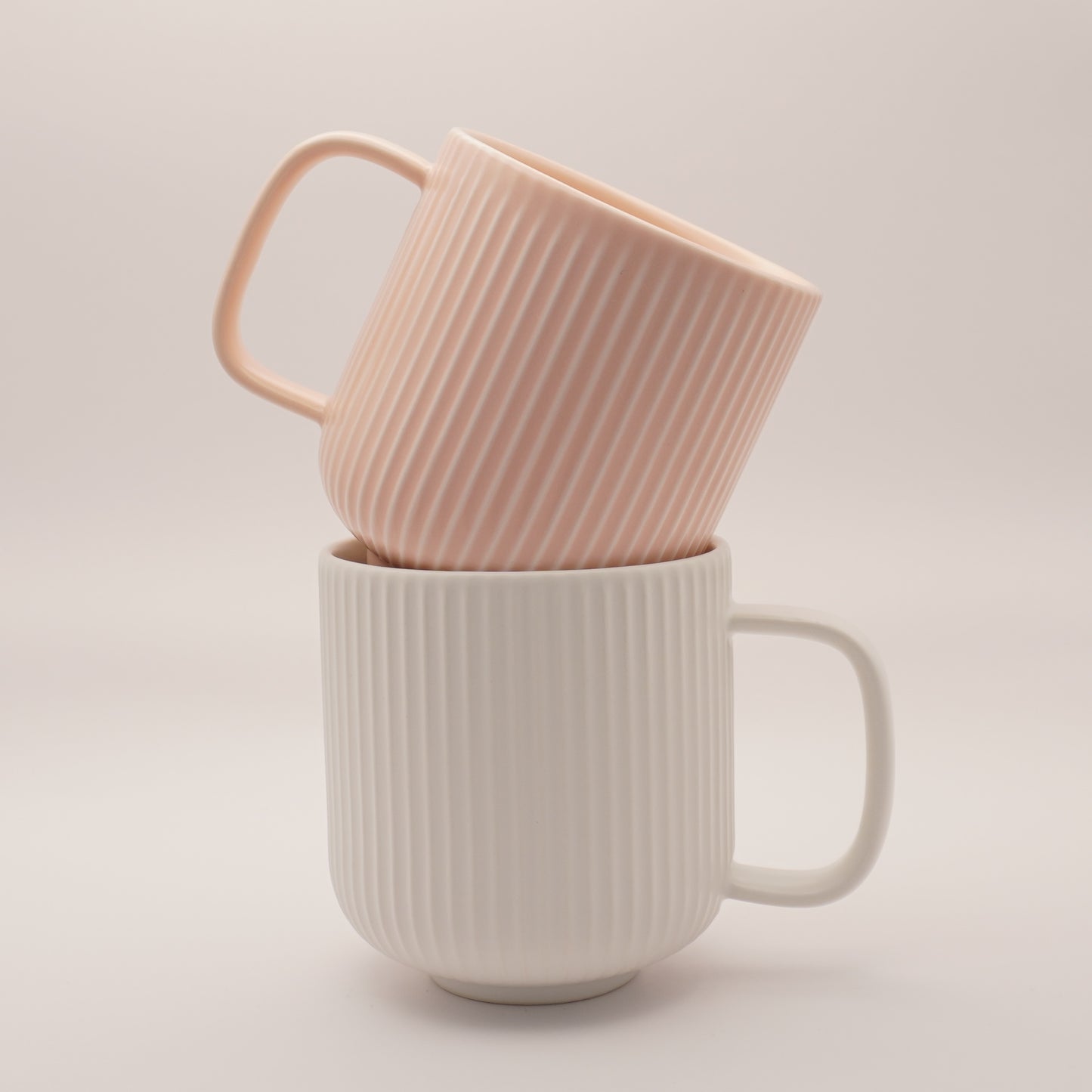 Nordic Style Ribbed Cup, 350ml 12oz